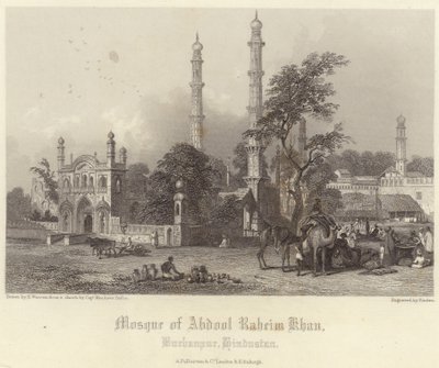 Mosque of Abdul Raheim Khan by Henry Warren